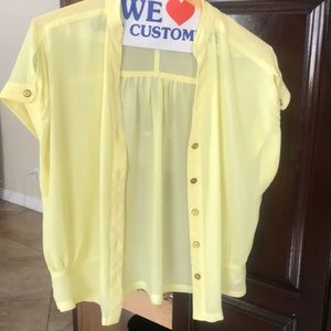 Yellow blouse